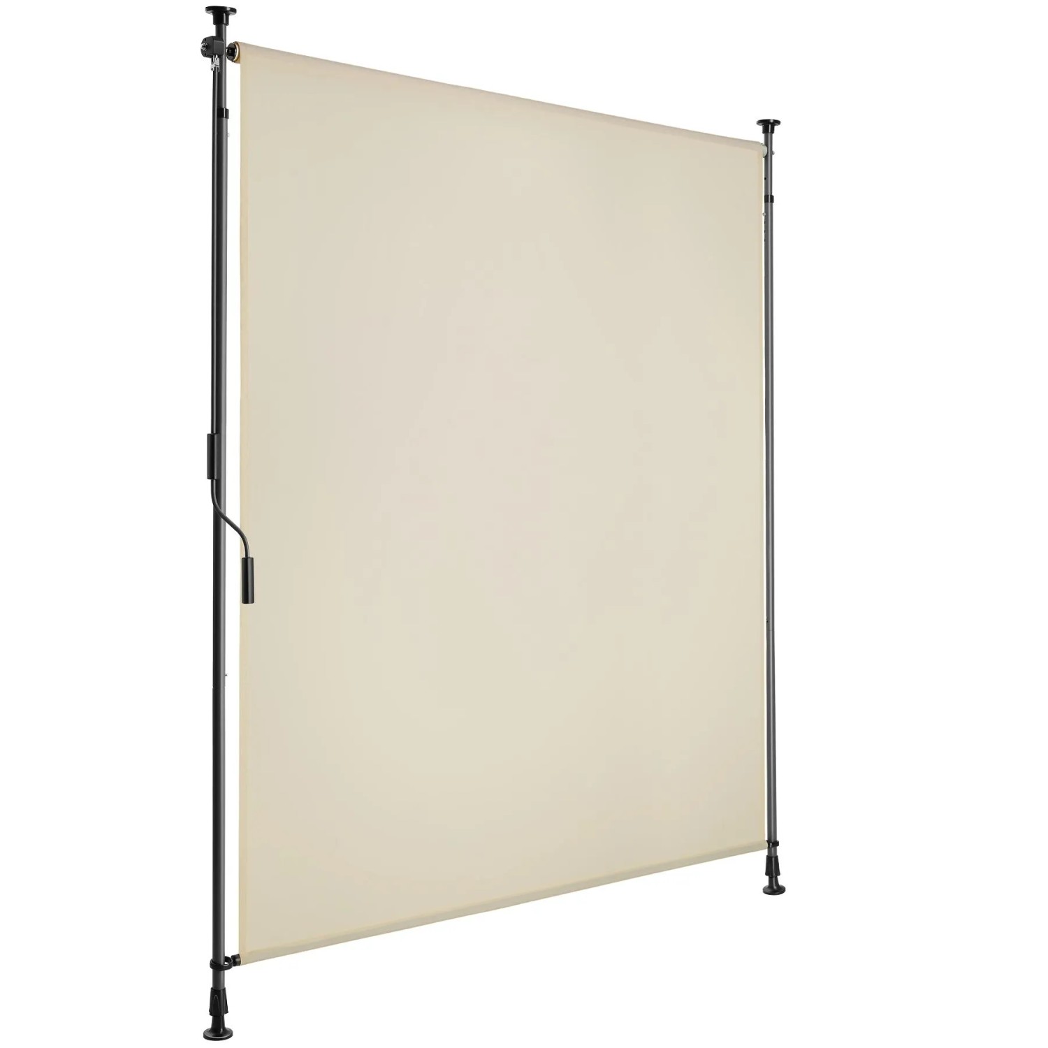 Tectake Klemmmarkise Taija Verschiedene Größen Uv Beständig und Wasserabweisend 120 x 310 cm 7 x 128 x 310 cm Beige