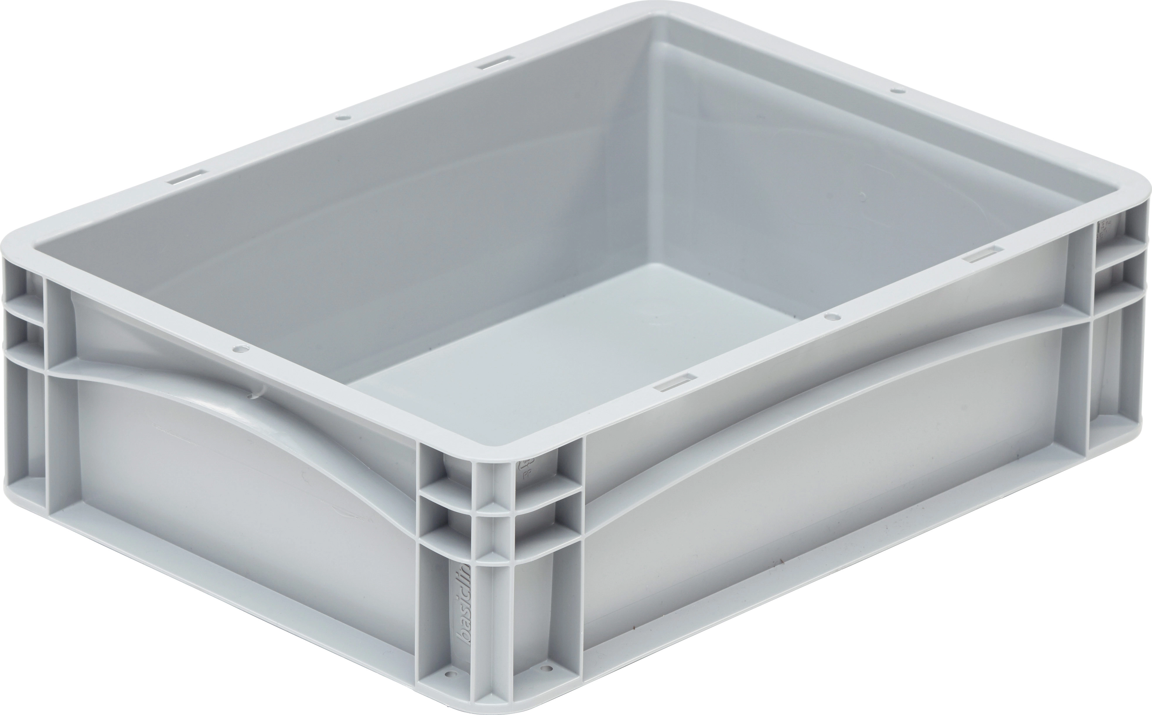Eurobox-System Box Vollwand 40 cm x 30 cm x 12 cm Grau OBI