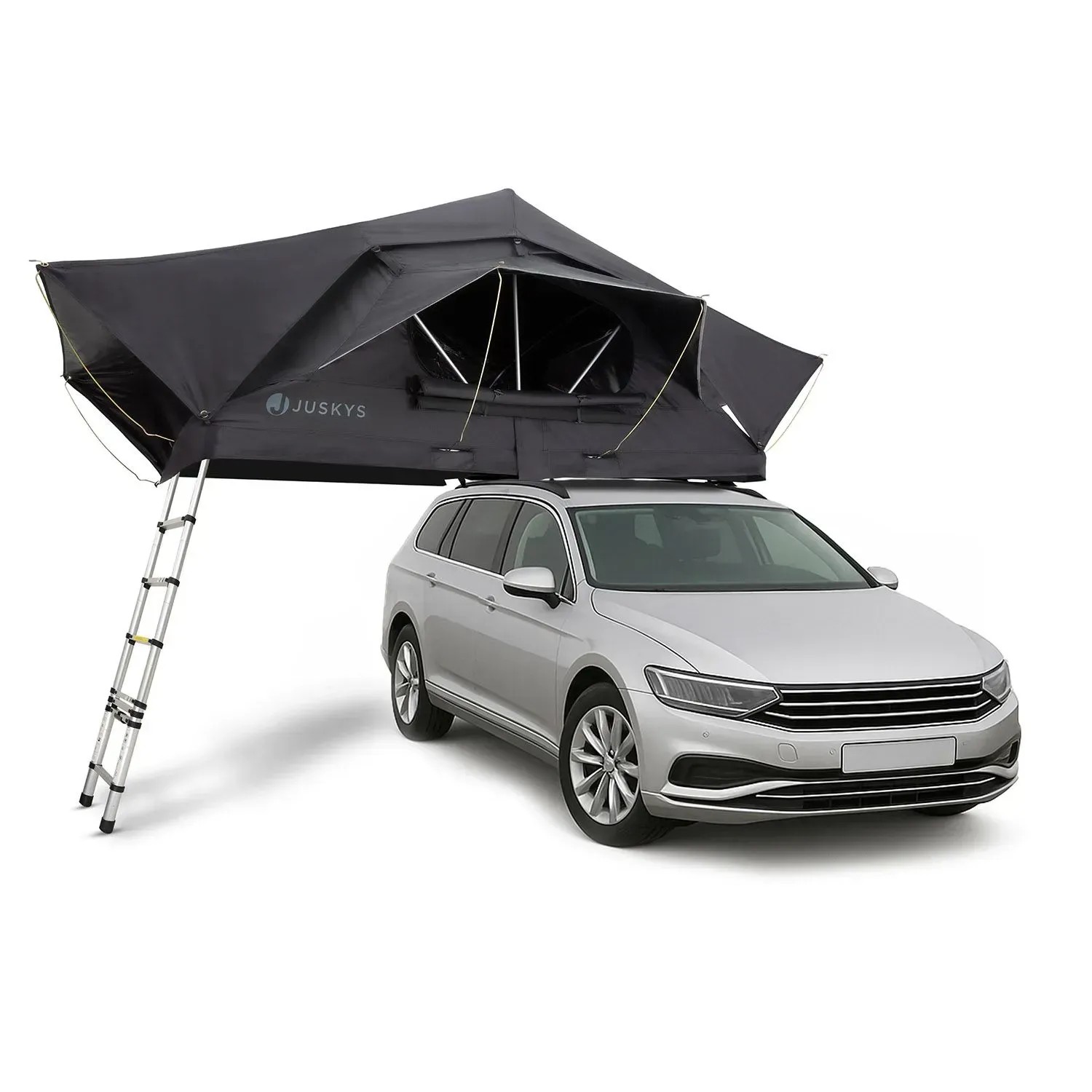 Juskys Autodachzelt Lago 140 X 240 Cm Schwarz