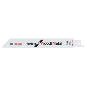 Bosch Säbelsägeblatt S 922 HF für Holz und Metall, flexible Ausführung.