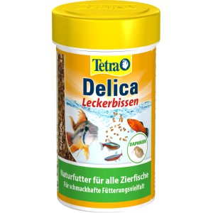 Tetra Delica Wasserflöhe 100ml: Ergänzungsfutter für Zierfische, reich an Ballaststoffen.