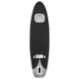Schwarzes, aufblasbares SUP-Board-Set von vidaXL mit Sichtfenster für Wassersport.