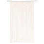 Makramee Vorhang, 140x240 cm, Baumwolle, creme. Dekorative Fenstergardine im Boho-Stil.