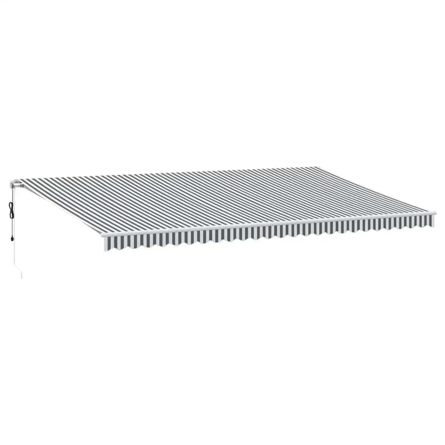 vidaXL Markise Automatisch mit LED Anthrazit & Weiß 600x300 cm 3215791