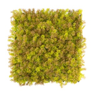 Primaflor Kunsthecke Moos Braun, 50x50cm, für Innen- & Außenbereich. Dekorative, UV-beständige Kunstpflanze.