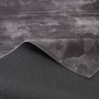 Pergamon Luxus Fellteppich Pearl Anthrazit (160x230cm), Detailansicht mit Teppichrücken.