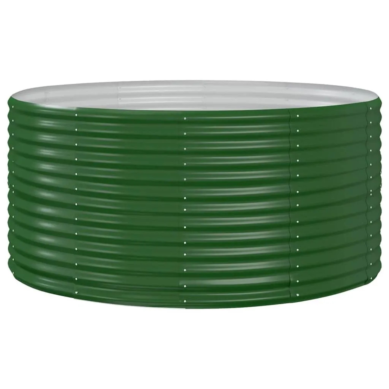vidaXL Garten-Hochbeet Grün 140 x 140 x 68 cm Verzinkter Stahl 319088