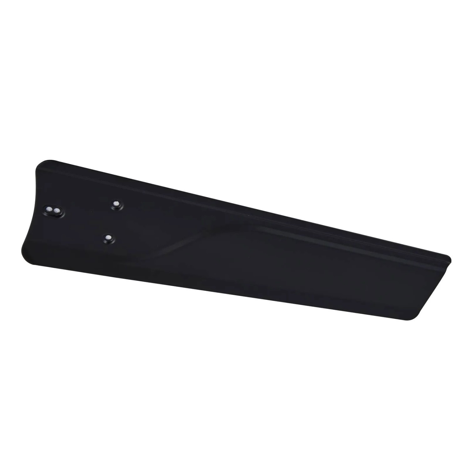 Detailaufnahme: Schwarzes Flügelblatt des Lindby LED Deckenventilators Aerallo.