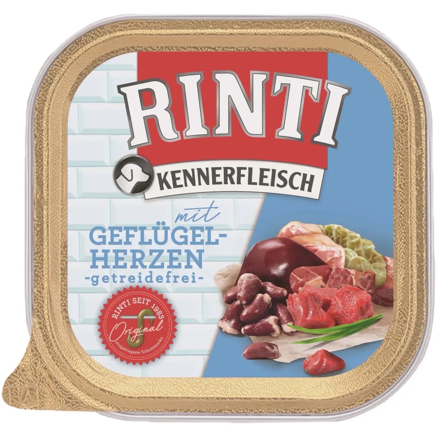 Rinti Kennerfleisch mit Geflügelherzen 300 g