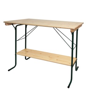 PROREGAL Stehtisch 110x125x70cm Biergartentisch Biertisch Bierzelttisch Campingtisch