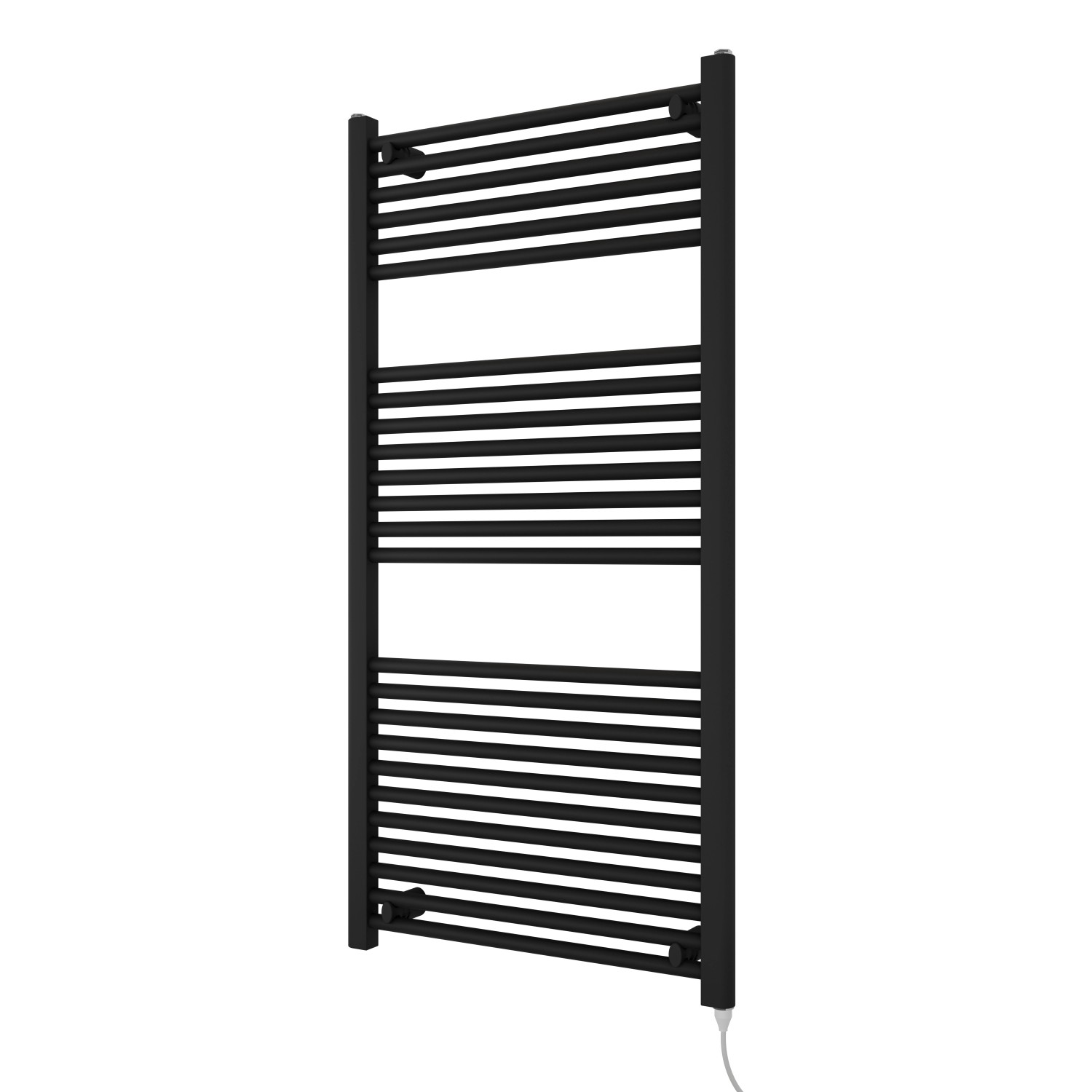 Azur Elektrischer Handtuchwärmer Kitty 120 x 60 cm 600 W Typ 1 Schwarz günstig online kaufen
