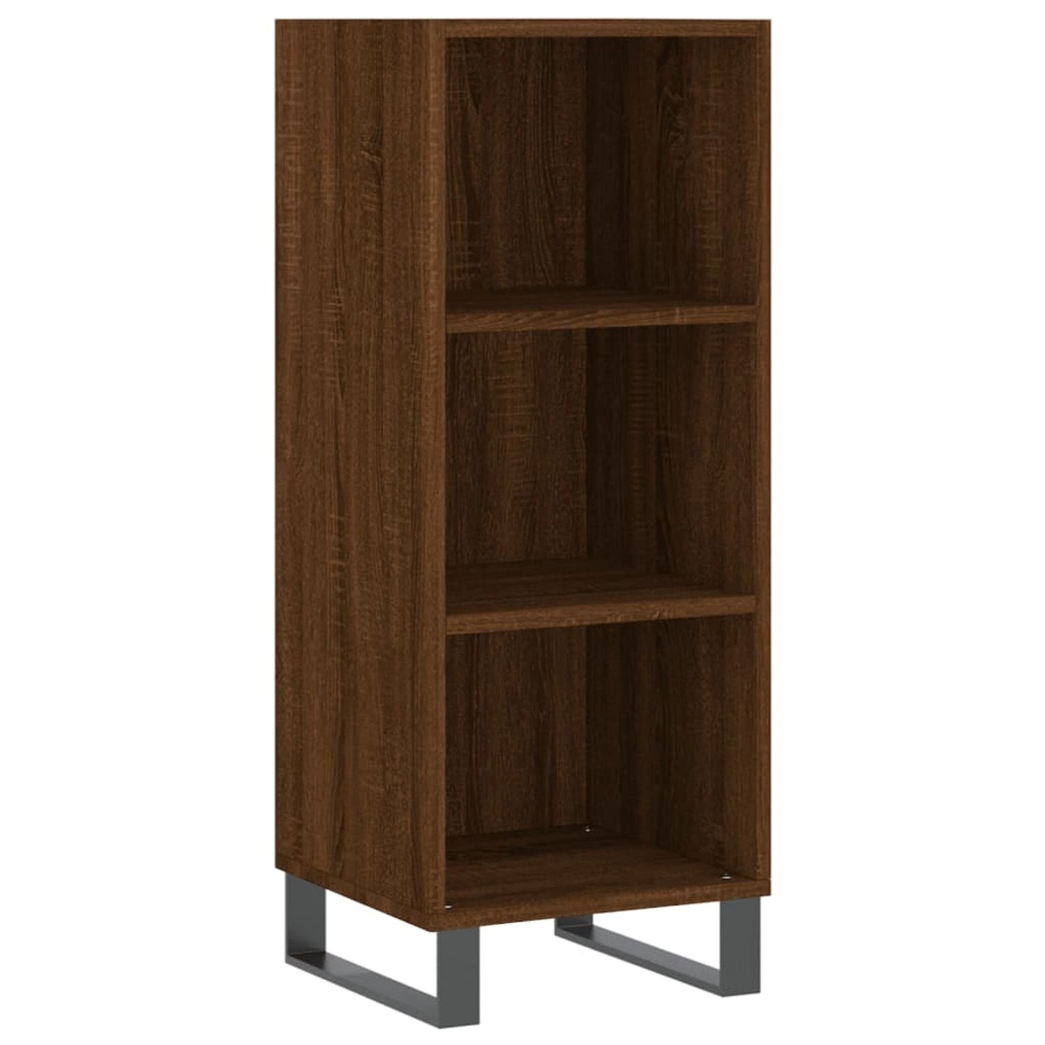 vidaXL Sideboard Braun Eichen-Optik 34,5x32,5x90 cm Holzwerkstoff 828763 günstig online kaufen