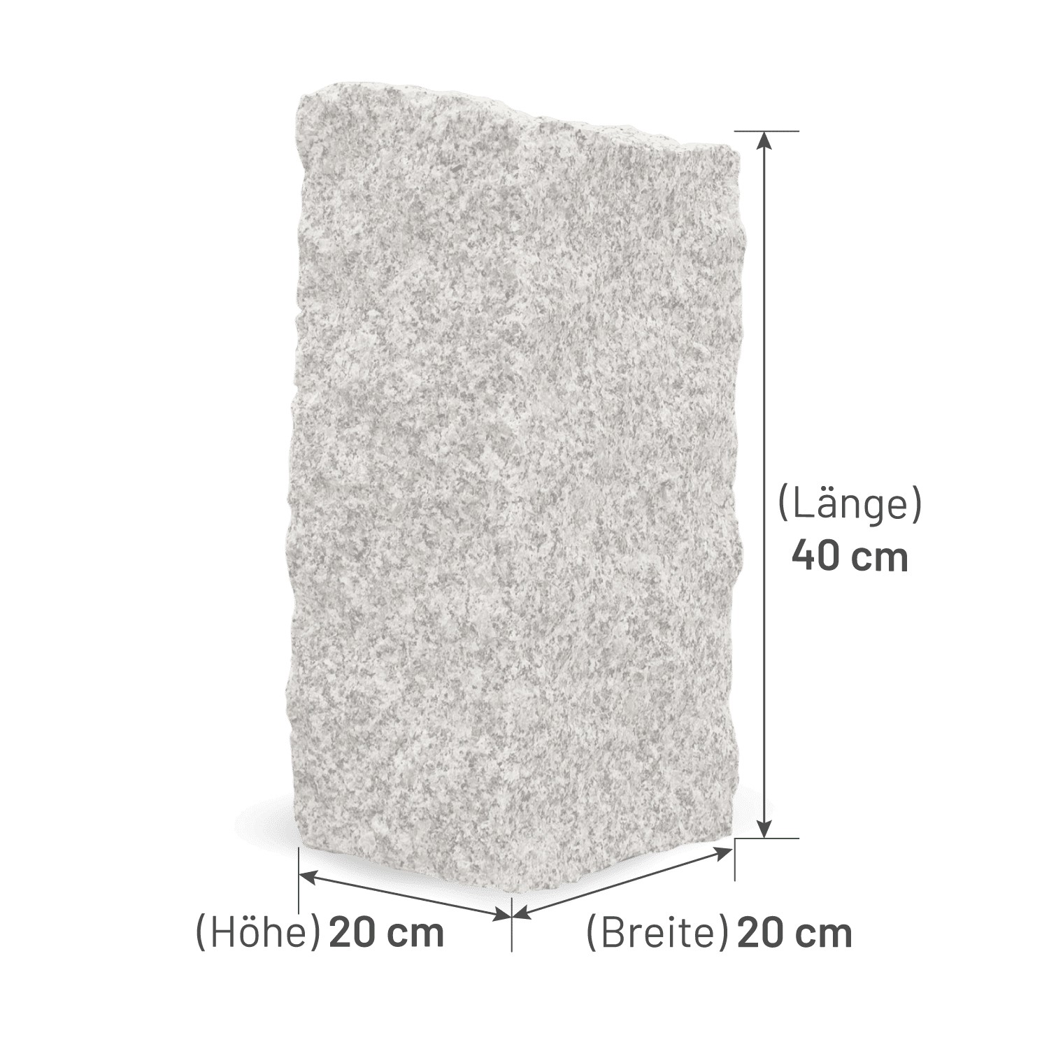 Galamio Granit Mauersteine 40x20x20 Gebrochen 1000kg kaufen bei OBI