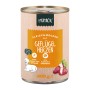 Primox Hunde-Nassfutter Fleischmecker mit Geflügelherzen, 400g Dose. Getreidefrei, 70% Fleischanteil.