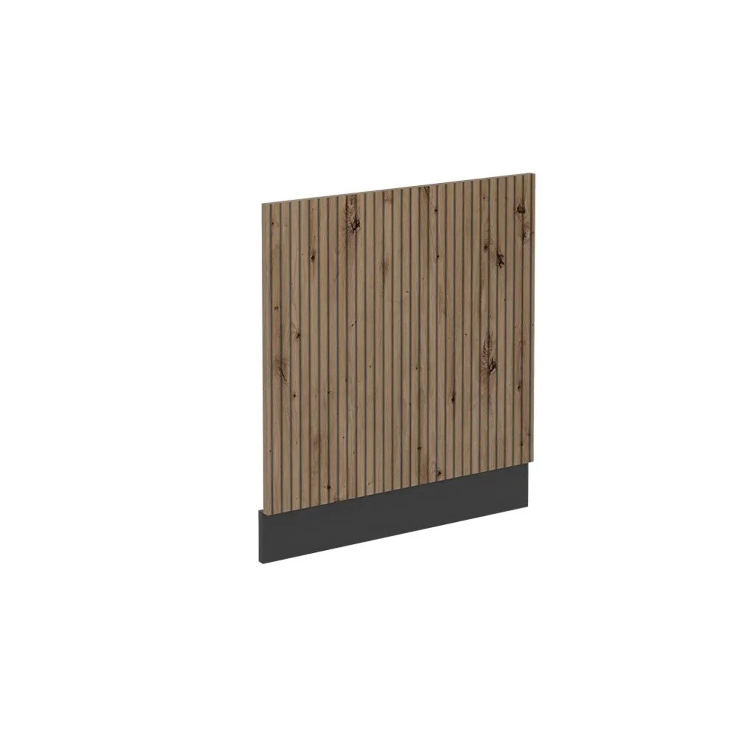 Vicco Frontblende R-Line Artisan-Eiche Anthrazit 45 cm ohne Arbeitsplatte mit Anthrazit Korpus Opt2