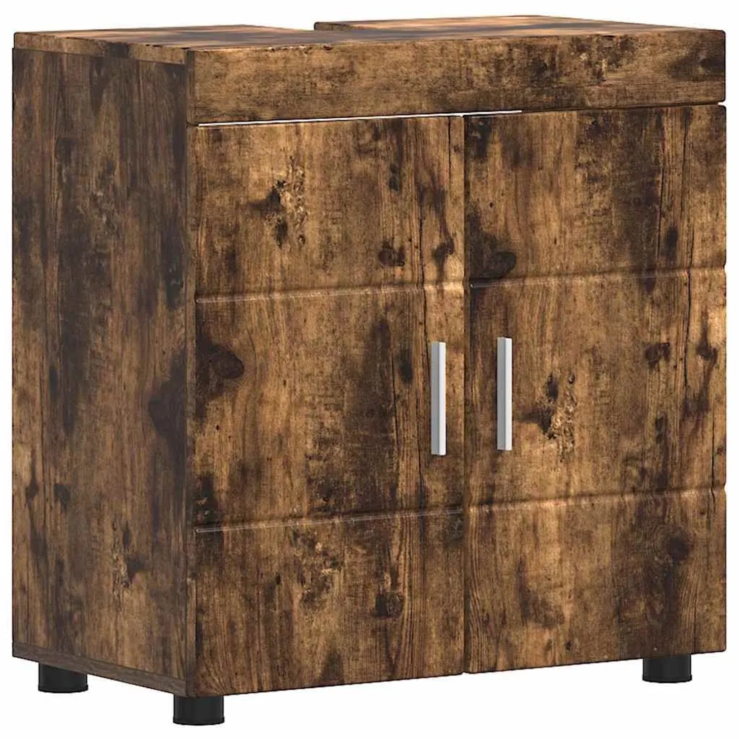 vidaXL Badezimmerschrank-Set TULUM Geräucherte Eiche 60 x 34 x 63 cm 880326