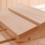 Holz-Kopfstütze für Weka Massivholzsauna Valida, Zubehör für Saunen.