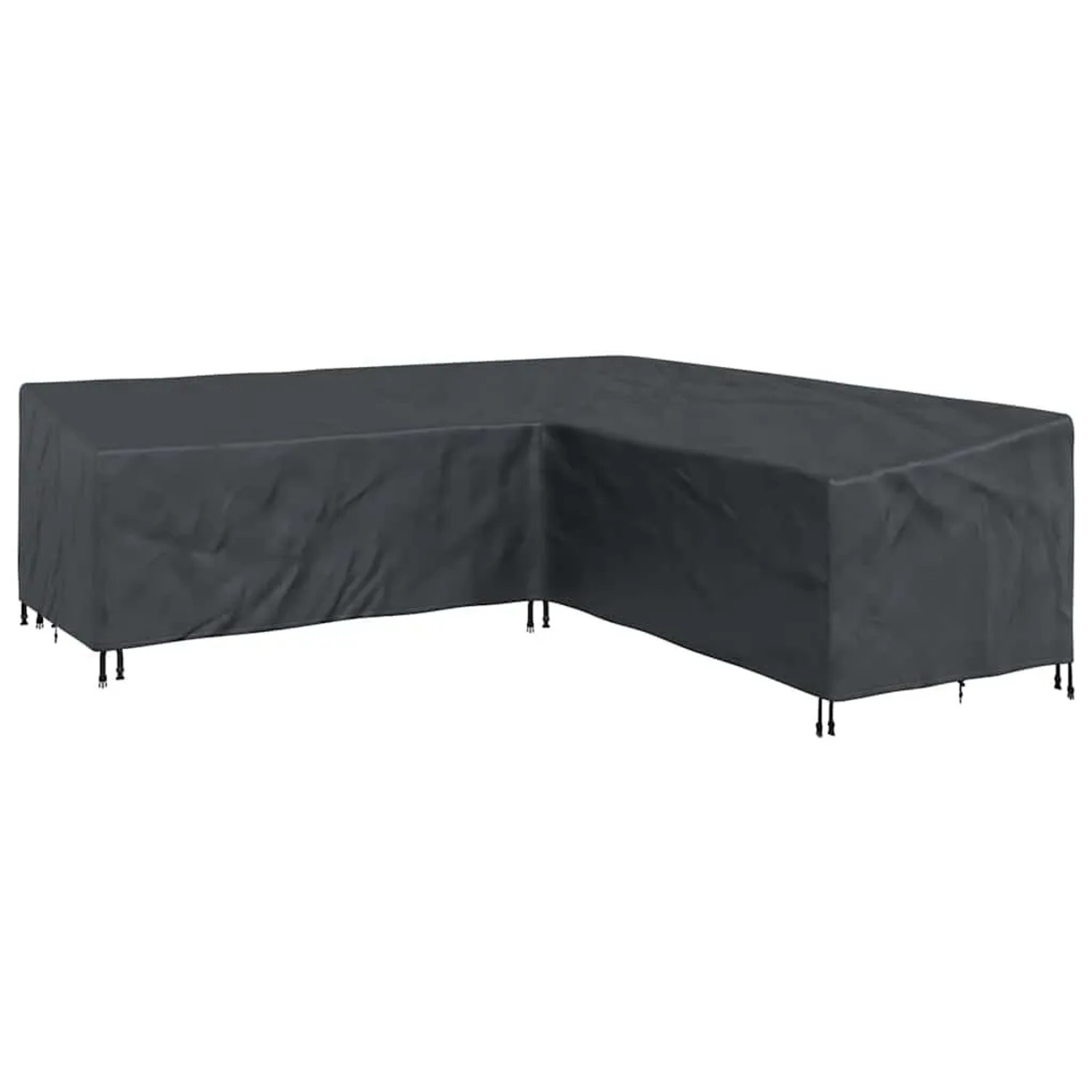 vidaXL Möbelbezug Schwarz 255 x 255 x 80 cm 600D Oxford Stoff 4105665 günstig online kaufen