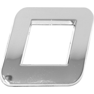 Eufab 3D Autoaufkleber 0 in Chrom-Optik zur individuellen Gestaltung.