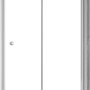 Schulte ExpressPlus Drehfalttür, Chromoptik, 200x90 cm, für barrierefreie Dusche.