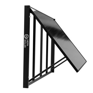 Hepa Solar Balkon-Komplettkraftwerk Basic 440 Watt HPBC Schwarz