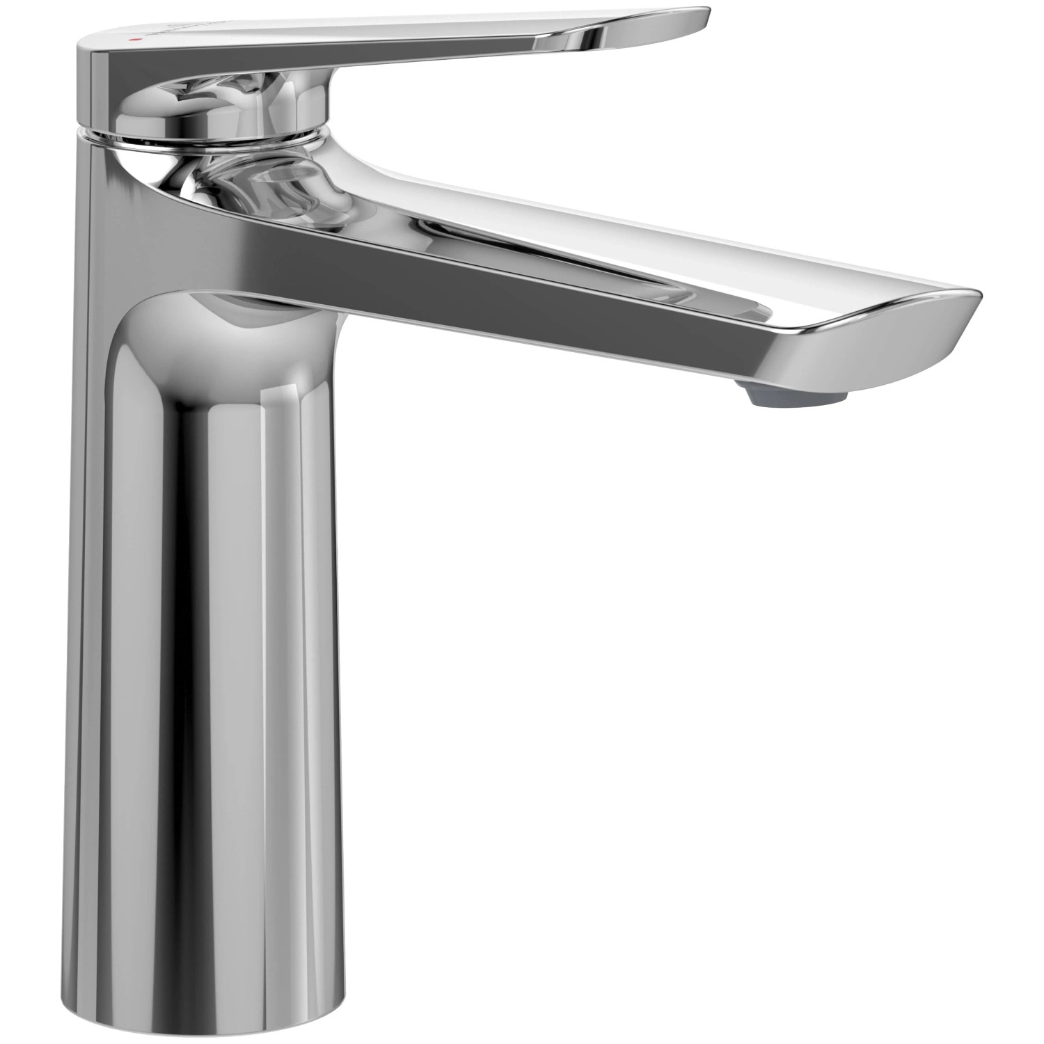 Villeroy & Boch Oasis Waschtischarmatur Ohne Zugstange Mit Keramikkartusche Wassersparend Auslaufhöhe 114MM Rund Chrom