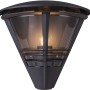Globo Außenleuchte Salla, anthrazitfarbene Aluminium-Wandleuchte mit konischem Design.