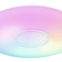 Weiße LED-Deckenleuchte Sully mit Farbwechsel und Regenbogeneffekt, Ø 41 cm.