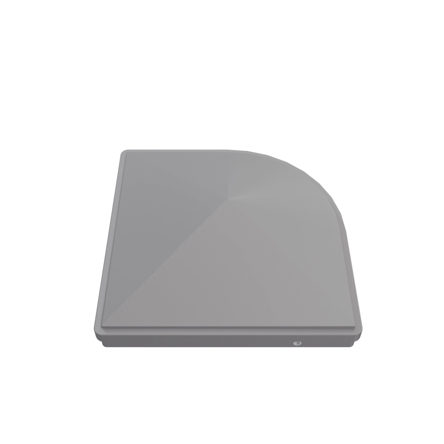 GroJa Pfostenkappe Premium für variable Pfosten 9 cm x 9 cm Silbergrau günstig online kaufen