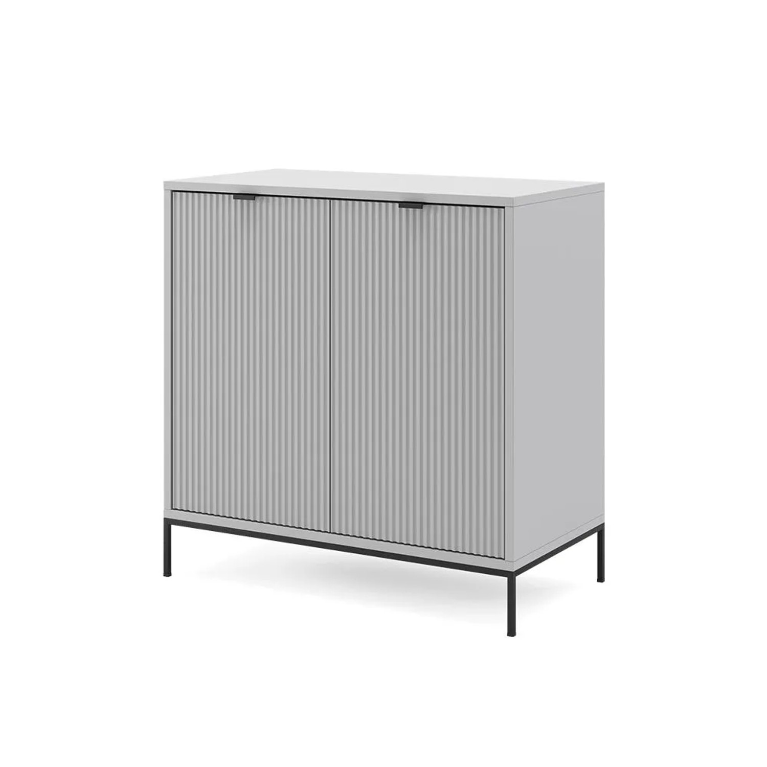 Vicco Kommode Eliza Grau 42 x 81 mit 2 Türen Art Nr 40427
