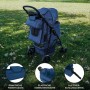 Marineblaue Fronttasche für Monstershop Haustierwagen, wasserdicht und geräumig.