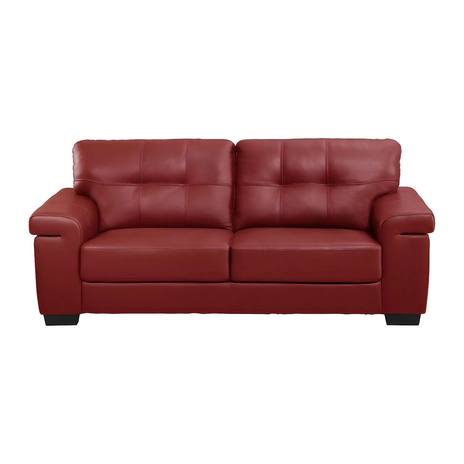 Vente-unique Sofa Ohne Schlafmöglichkeit Hazel Rot 207 cm