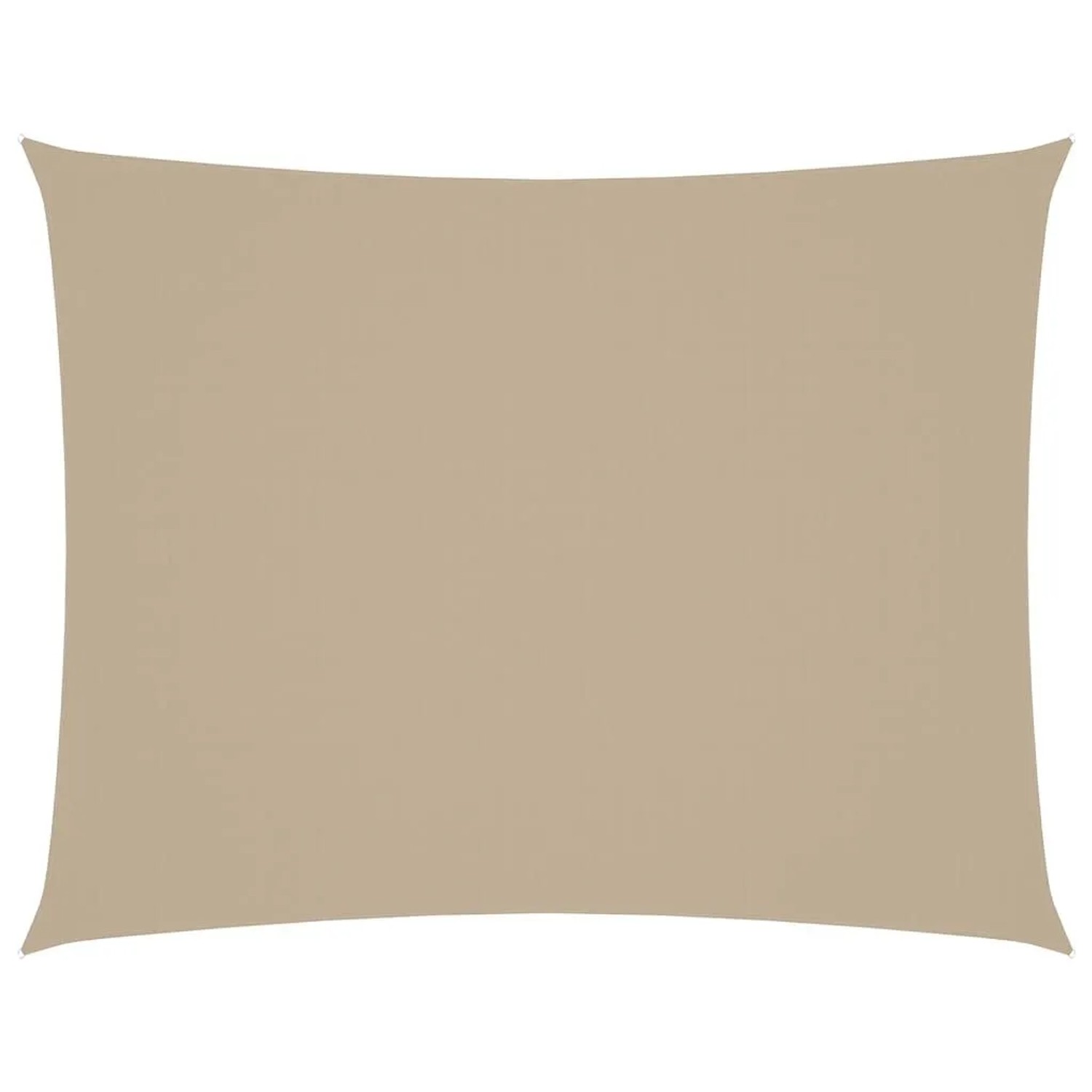 vidaXL Sonnensegel Oxford-Gewebe Rechteckig 5x6 m Beige 135164