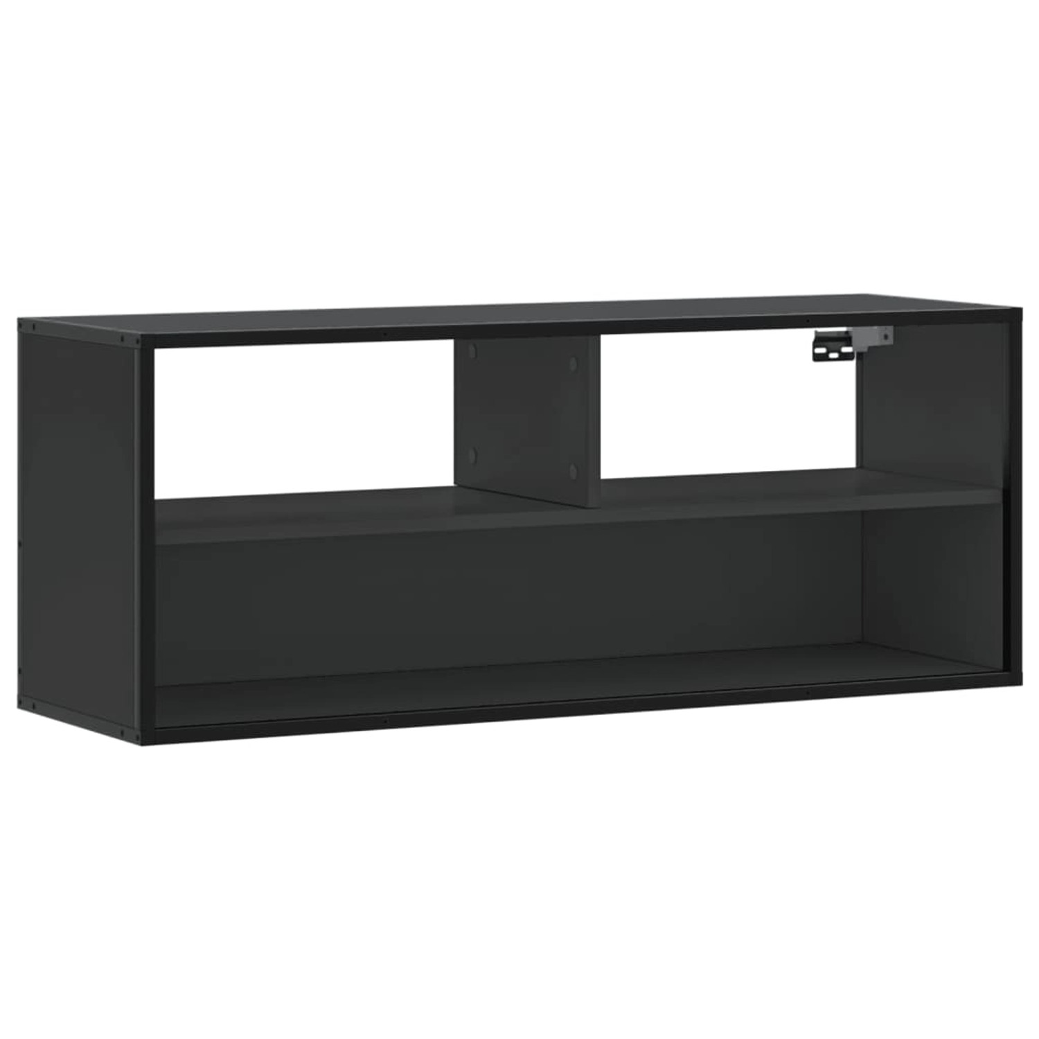 vidaXL TV-Schrank Schwarz 100x31x39,5 cm Holzwerkstoff und Metall 848934 günstig online kaufen