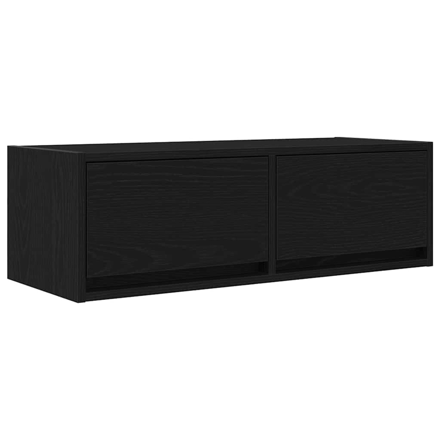 vidaXL TV-Schrank Schwarz Eichen-Optik 80x31x25,5 cm Holzwerkstoff 861510 günstig online kaufen