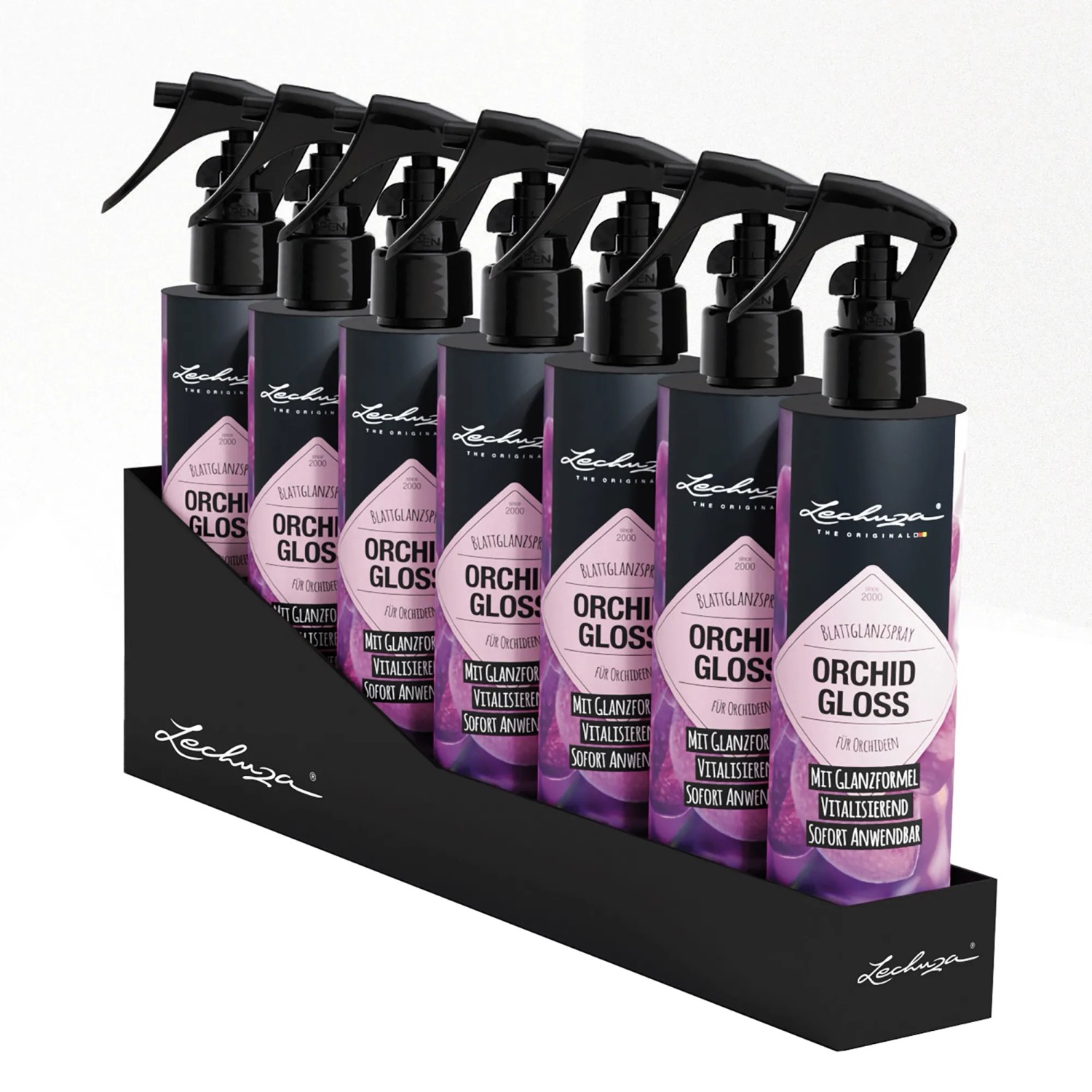 Lechuza Blattglanzspray Orchid Gloss Schwarz