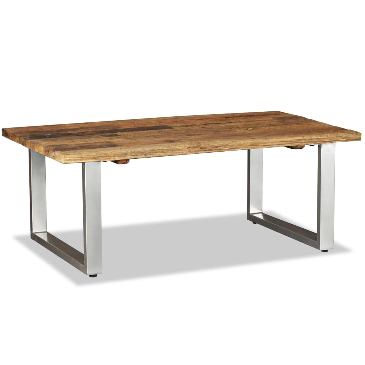 vidaXL Couchtisch Altholz Massiv 100x60x38 cm 244586