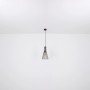Schwarze Globo Pendelleuchte Milli mit Metallschirm, 200x1200 mm. Moderne Hängeleuchte für E27 Leuchtmittel.