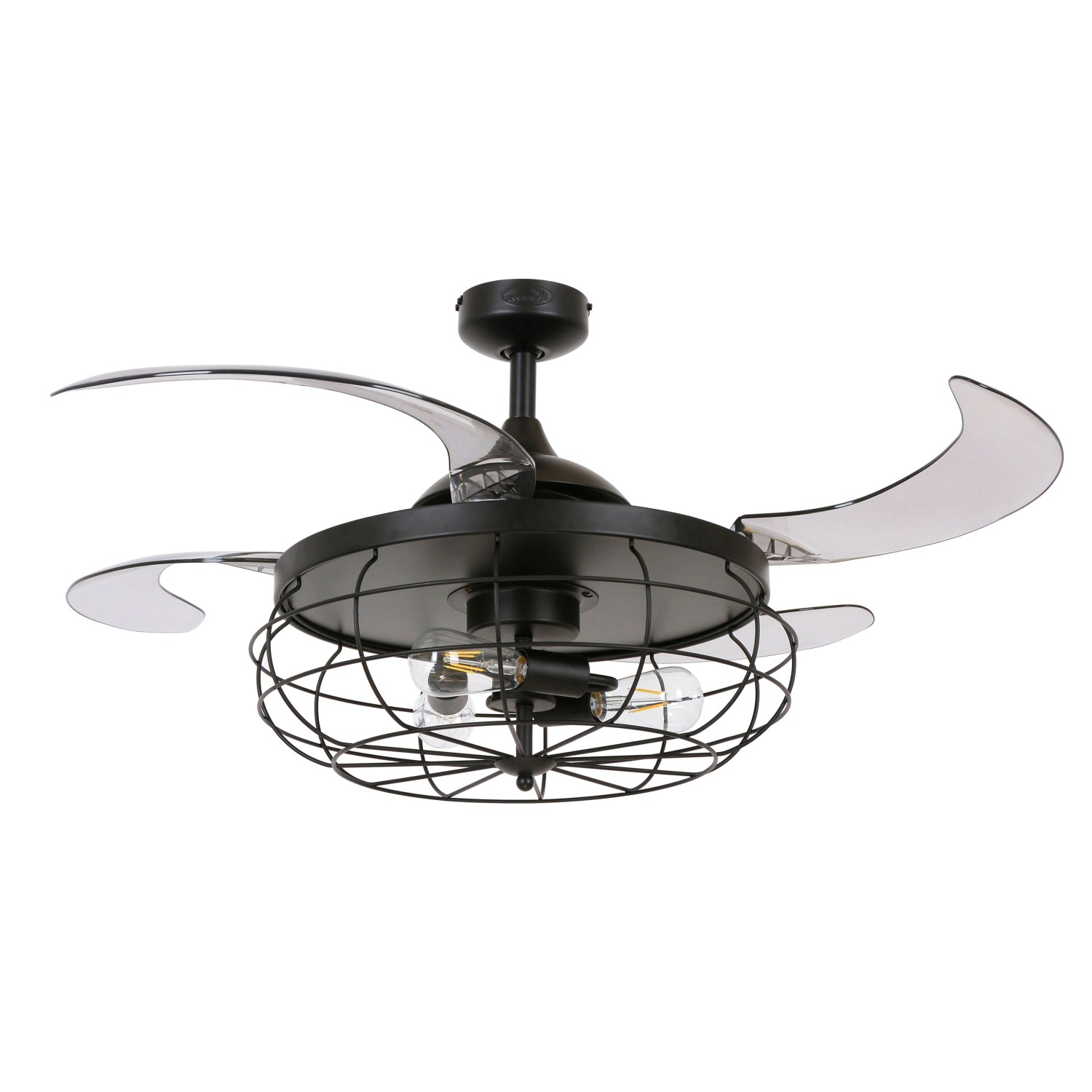 Thumbnail - BEACON Deckenventilator Fanaway Industri Schwarz 122 cm mit Beleuchtung und Fernbedienung