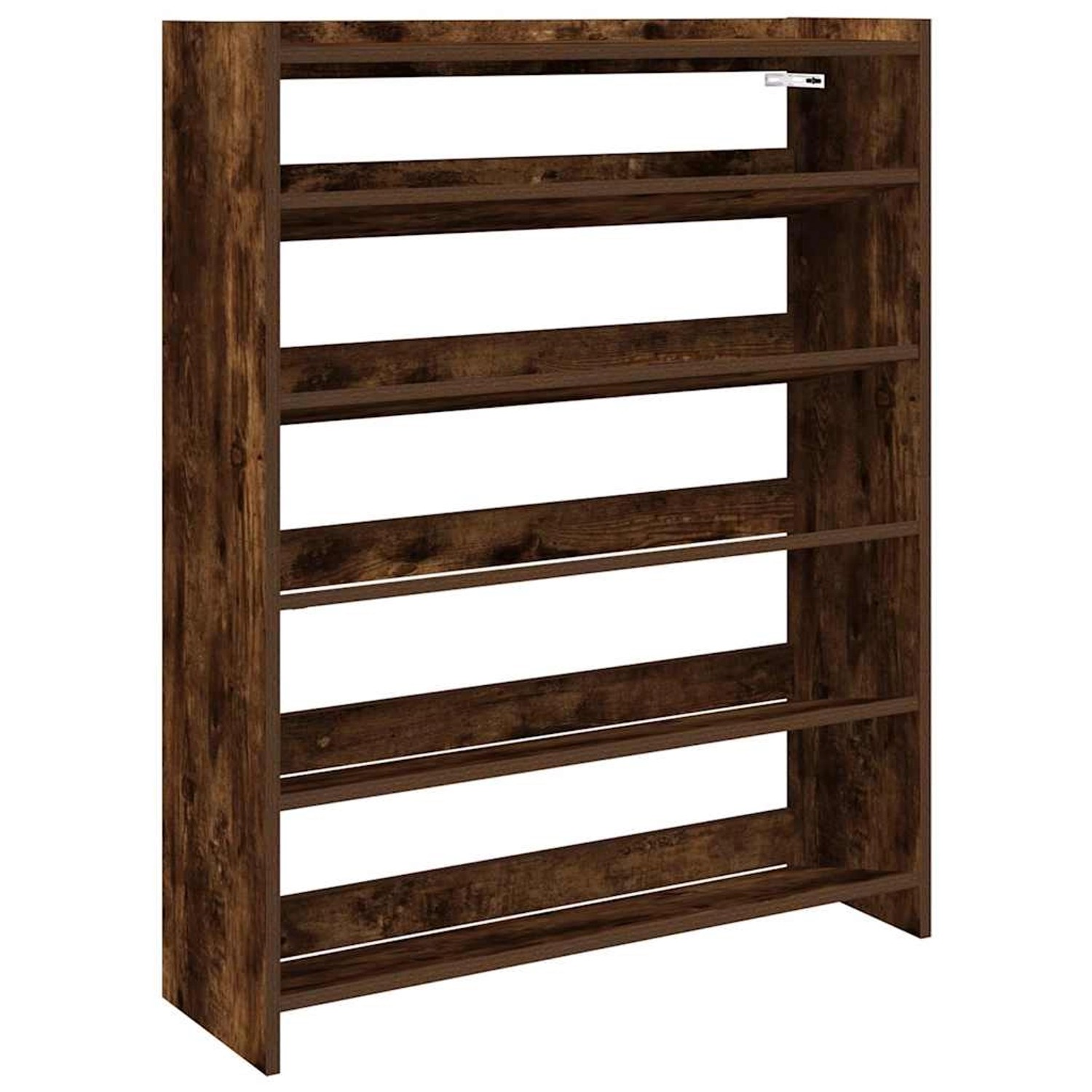 vidaXL Schuhregal Räuchereiche 80x25x100 cm Holzwerkstoff 859900 günstig online kaufen