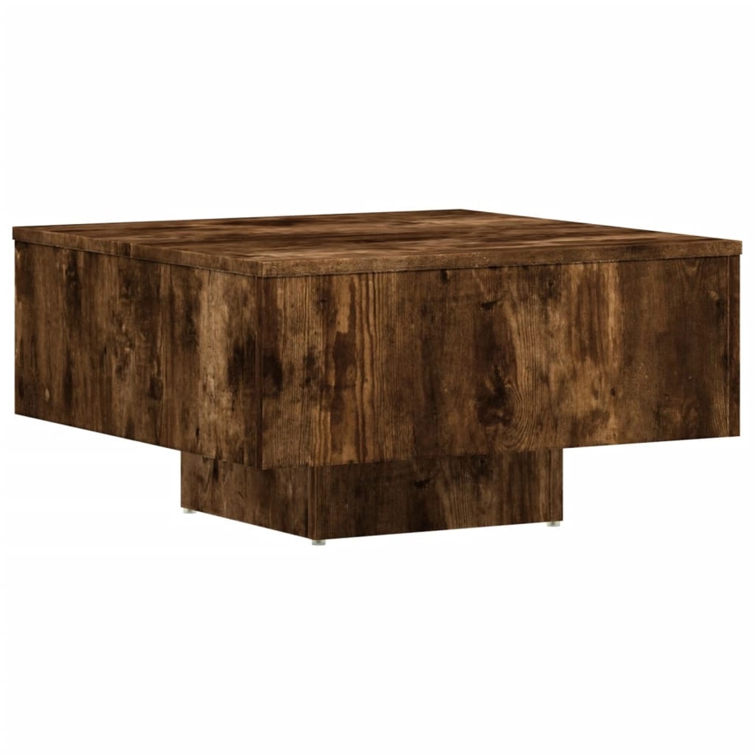vidaXL Couchtisch Räuchereiche 60x60x31,5 cm Holzwerkstoff 815837