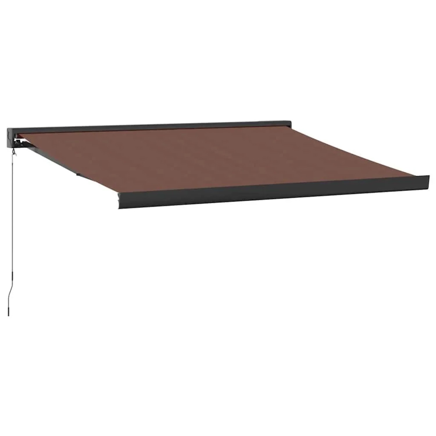 vidaXL Markise Manuell Braun 350x250 cm 3215724