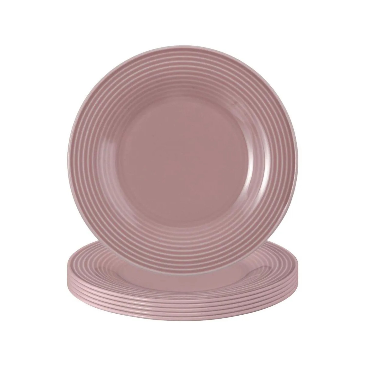 Seltmann Weiden Beat Color Glaze Brotteller 17 cm 6er Set Altrosa