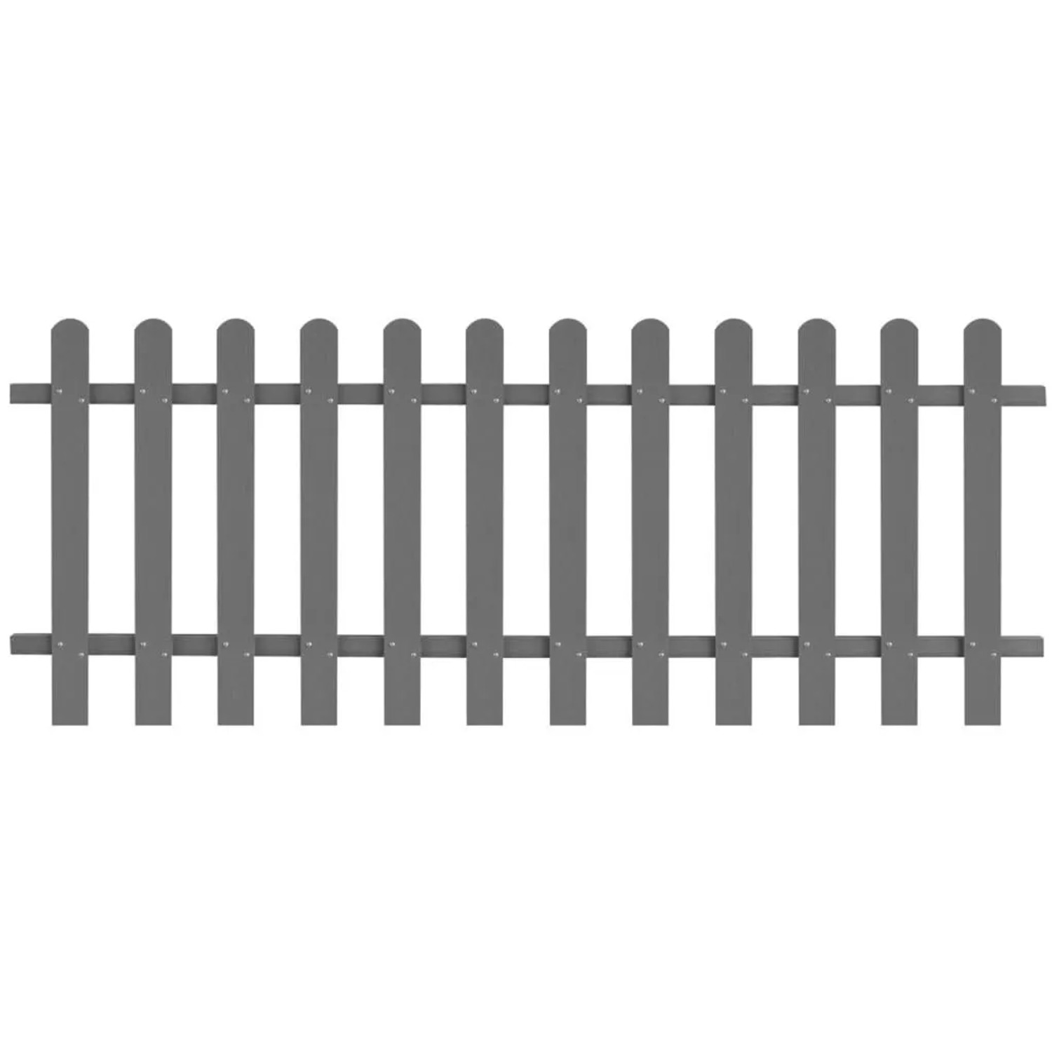 vidaXL Lattenzaun WPC 200x80 cm 42819