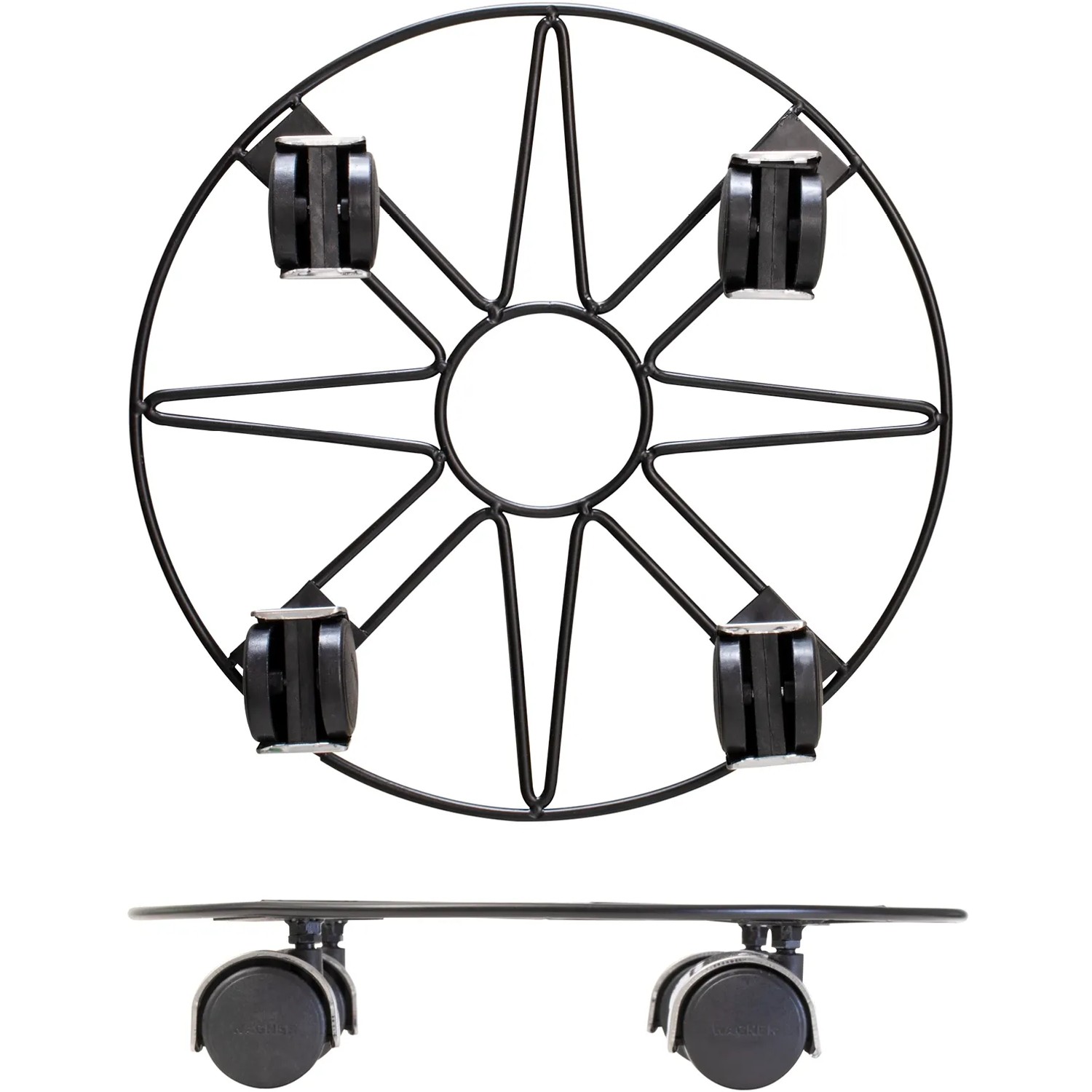 Wagner Multi Roller GH 0938 Stahl Tragkraft 60 kg Schwarz Ø 300 mm
