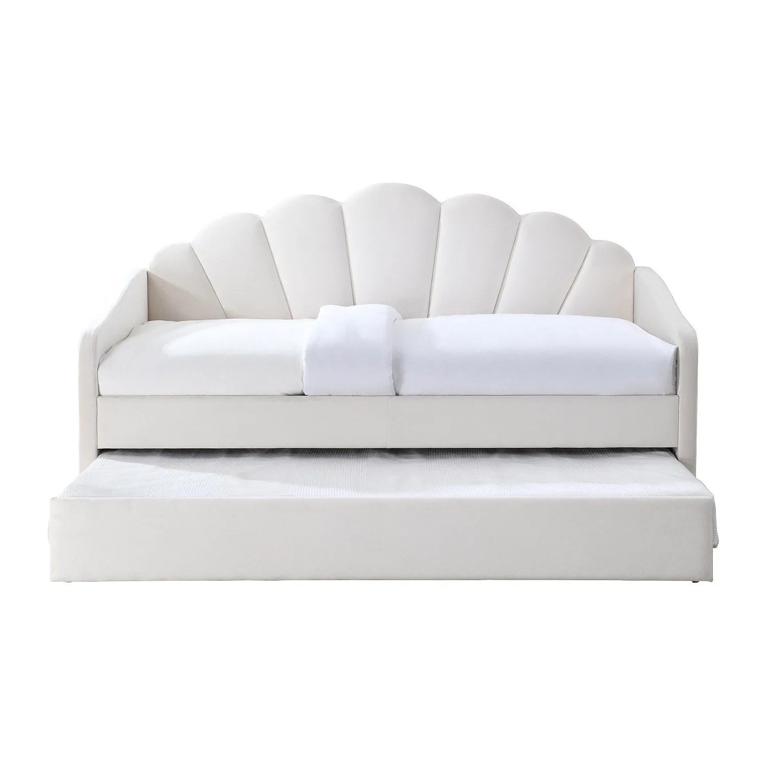 Vente-unique Sofabett Elusia Weiß 204 cm