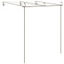 DELUKE Pergola Aus Eisen RITTO 3x3x2,5m Antik-Braun Rankhilfe Pergola Aus Metall Bausatz Freistehend Sonnenschutz Gartendeko Gartenpergola_4