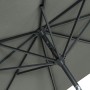 Detailaufnahme des grünen Siena Garden Marktschirms Avio (250x250) mit Neigungsfunktion.