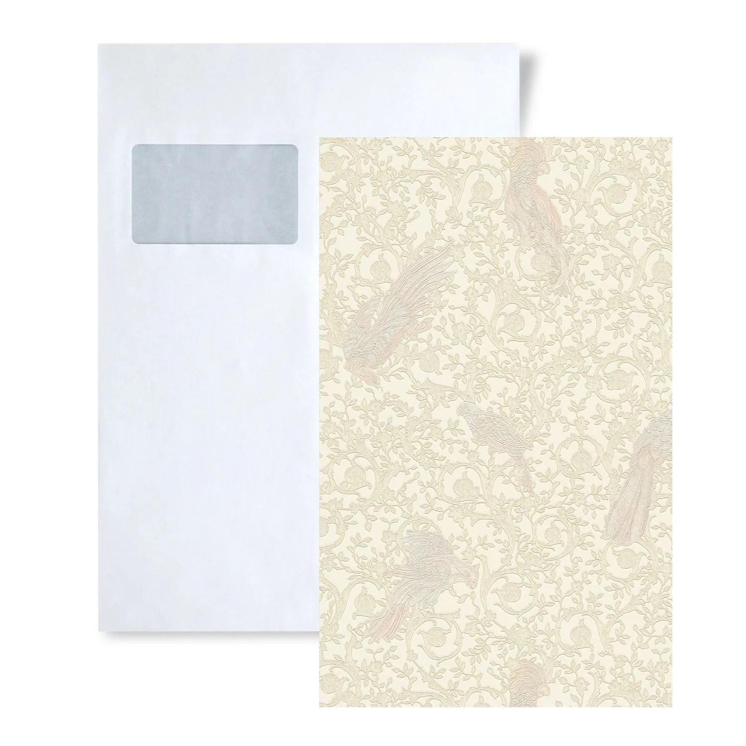 PROFHOME 1 MUSTERSTÜCK S-370535-GU DIN A4 MUSTER der Vogelmuster Tapete günstig online kaufen