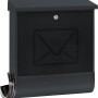 Burg Wächter Briefkasten Lucenta 2701 ANT, Stahl, mit Zeitungsfach.